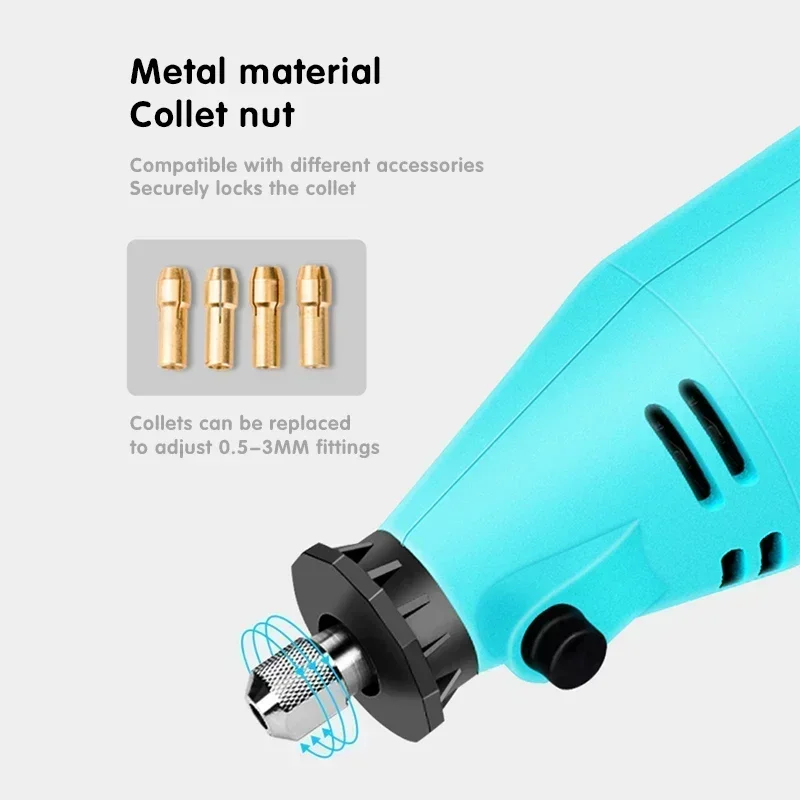 DIY Drill Engraving Electric Drill Dremel Rotary Tool New Engraver Grinder Electric Tool Grinding Machine Drill 6 Variable Speed 4
