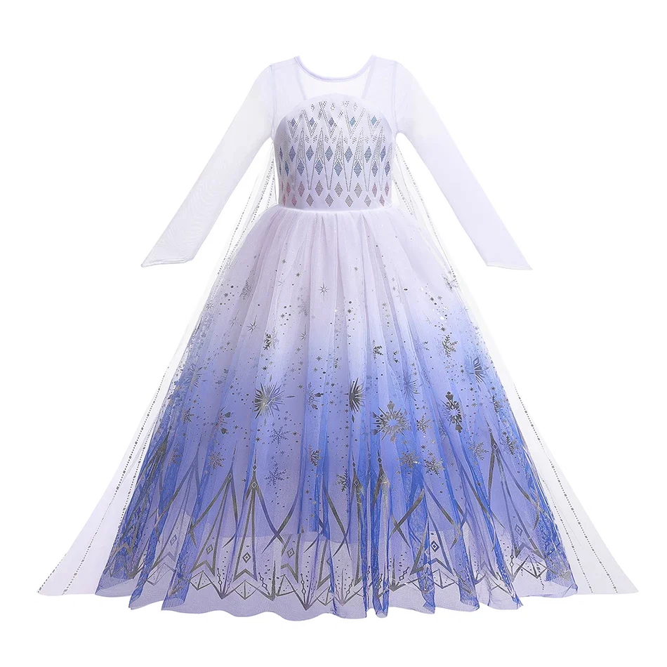 Elsa Anna Kid Prinses Meisjes Jurk Rapunzal Kids Cosplay Halloween