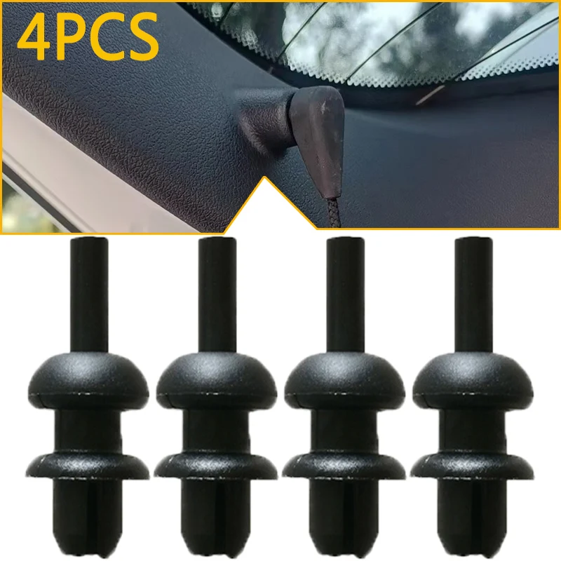 4Pc Posteriore Boot Trunk Parcel Shelf Cord Strap String Clips Staffa Di Montaggio Gancio 699218 Per Citroen C2/C3/Xsara Picasso 2008