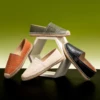 2025 New Luxury Brand Leather British Retro Flat Round Toe Loafers Lazy Loafers 1