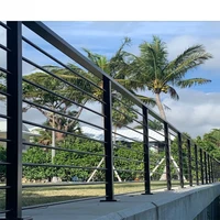 Premium black wrought iron and galvanized steel security fences garden and yard decor outdoor fences