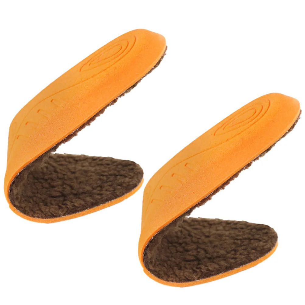 

Wool Shoe Inserts Cold Weather Pair Thick Warm Imitation Lambs Wool Insoles Shock-Absorbing Shoe Cushions Massaging Shoe Pads