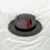convex top classic fedora hat small flat top pearl feather men's felt hat polk pie coffee top hat gorras para hombres 13