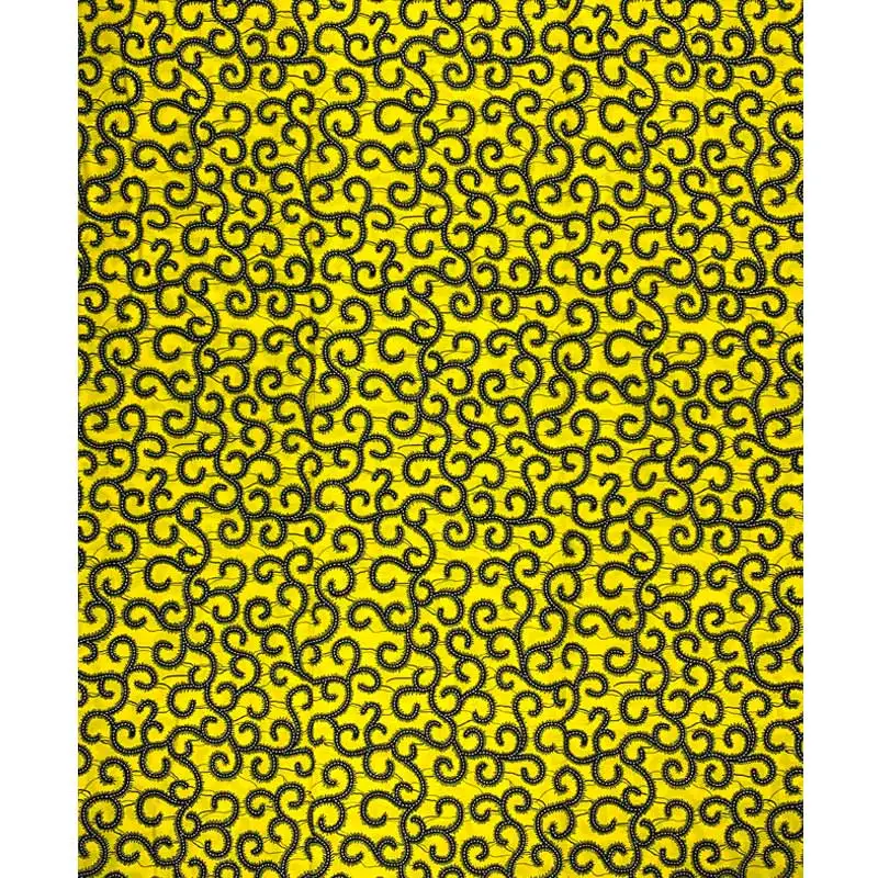 

Best Soft African Wax Batik Fabric Ankara 100% Cotton Material Pagne Tissu Stuff Nigerian New Ghana Loincloth 6Yards For Sewing