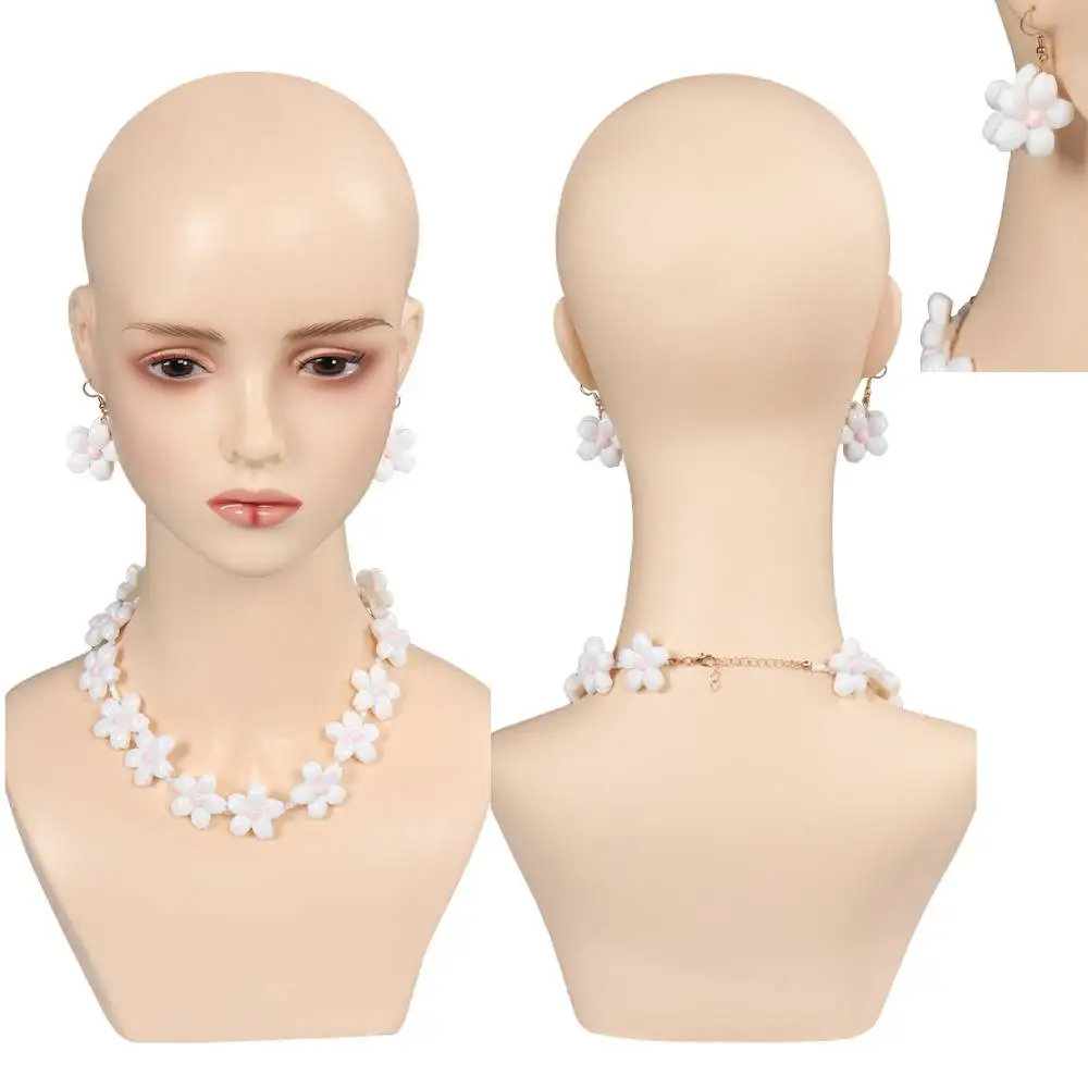 

Margot Cosplay Necklace Earrings For Costume Accessories Outfits For Adult Women Girls Halloween Carnival Party Suit