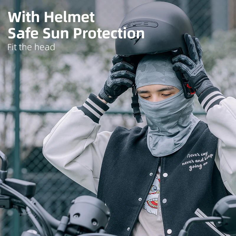 ROCKBROS Cycling Mask Full Face UV Protection Bicycle Mask Summer Balaclava Hat Road Bike Scarf Breathable Outdoor Equipment 2