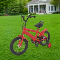 Vélo d'apprentissage pour enfants de 14 pouces, siège réglable, double frein pour l'équitation, les cours, les loisirs ou l'exercice pour enfants 4