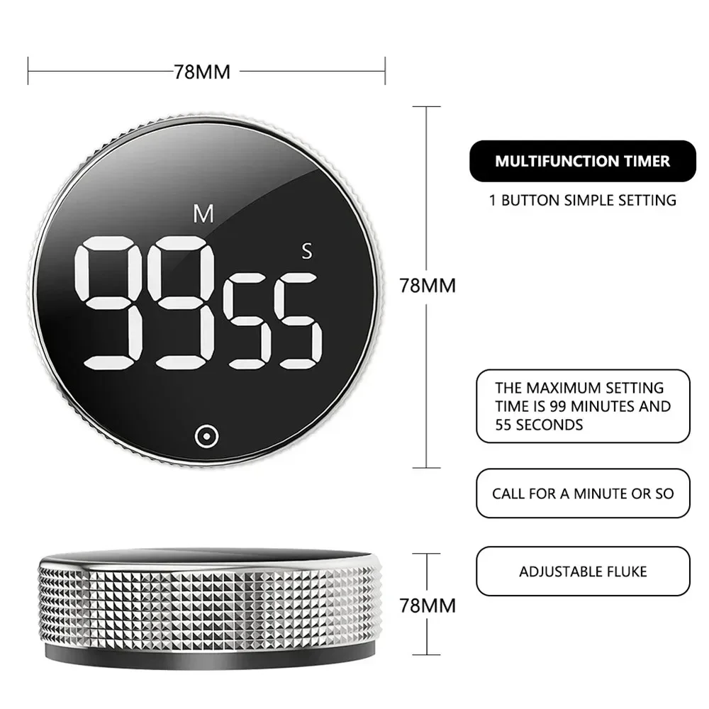 Super mini LCD digital display kitchen timer countdown alarm magnet clock sleep stopwatch kitchen timer
