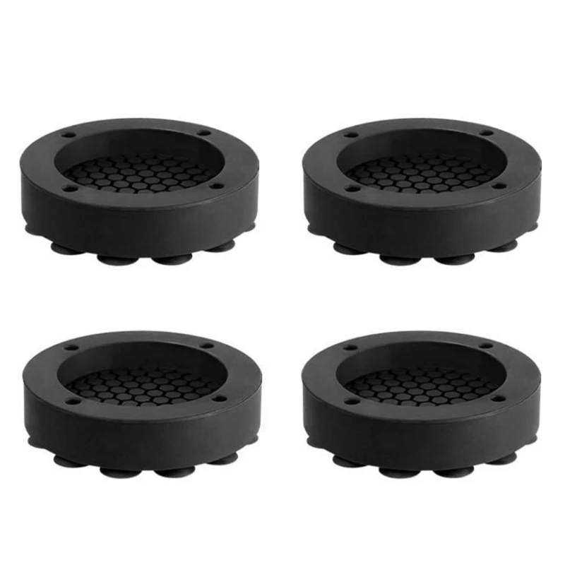 Silicone Foot Pads Pack of 4 Washing Machines Feet Washer Risers Furniture Risers Silicone Material for Washing washing machine shock absorber