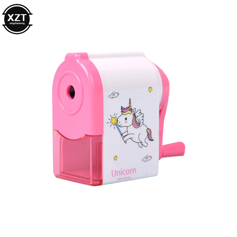 Lovely Cartoon Mechanical Hand Crank Sharpener for Pencil School Office Supplies Student Stationery Children's Pencil Sharpener