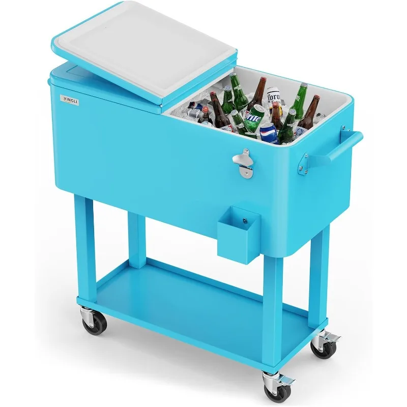 Ljustra 80 Quart Rolling Ice Chest