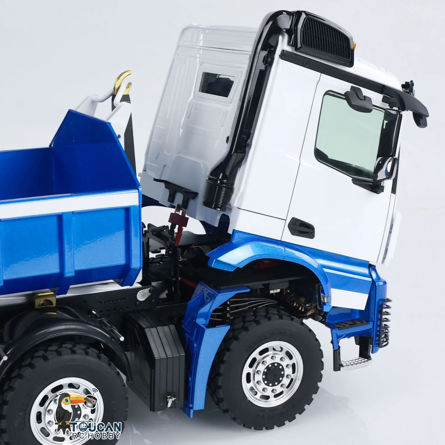 LESU 1/14 Hydraulic RC Dump Truck 8x8 3348 RTR Remote Control Roll Off Dumper Toucan RC Hobby Light Sound System RC Toys Model 6