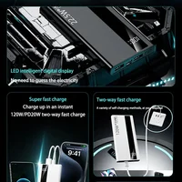 200000mAh PD20W Power Bank High Capacity Super Fast Charging Portable External Battery For iPhone Samsung New 2