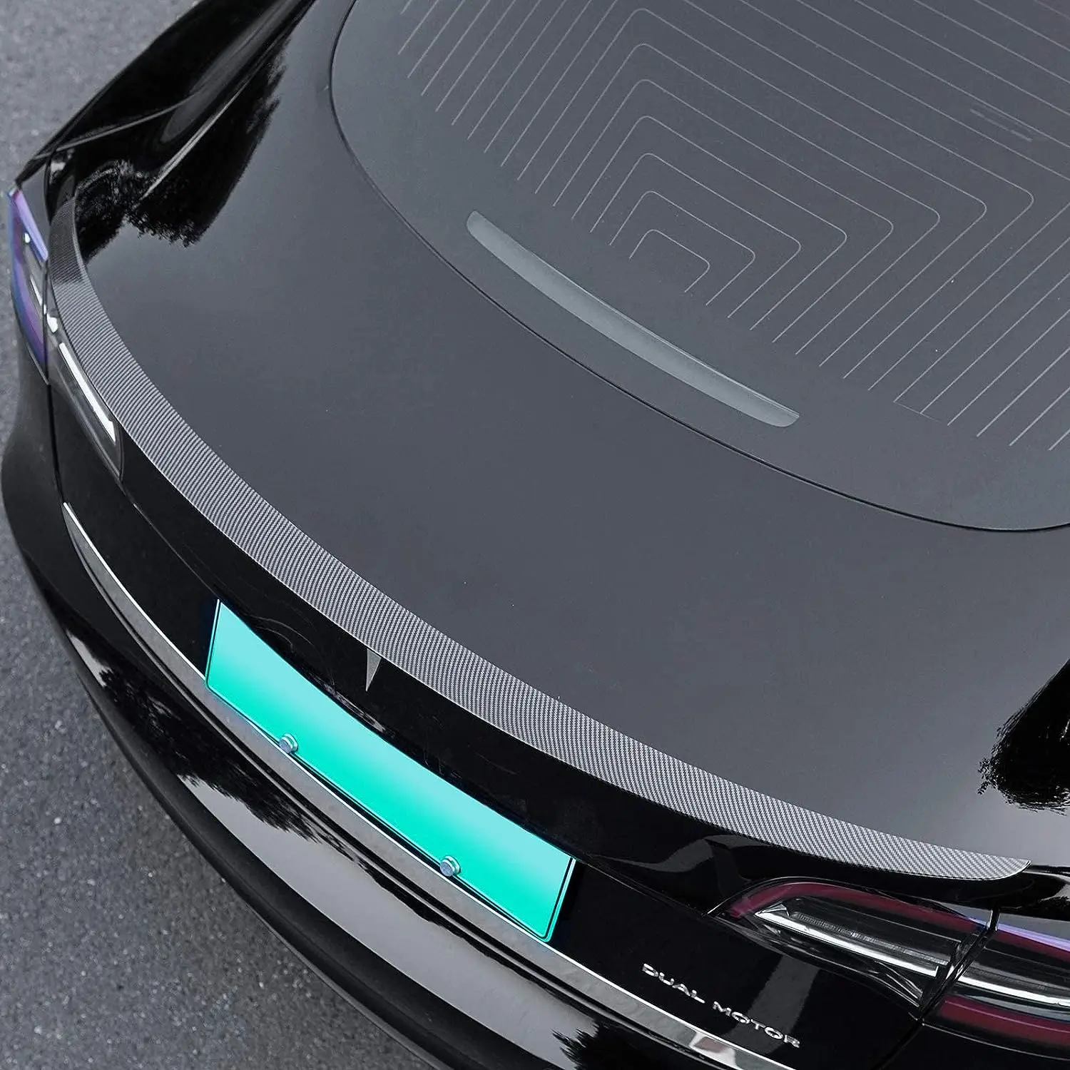 Car Rear Wing Spoiler For Tesla Model 3 Performance Original Trunk Wing ABS Black Carbon Fiber Tesla Model 3-Accessories