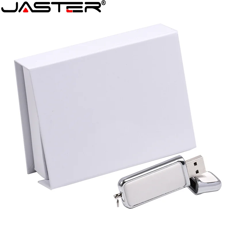 USB-флеш-накопитель JASTER в кожаном корпусе, 2,0/64/32/16/8/4 ГБ