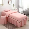 5pcs  Bedspreads Mattress Pad Bedsheets Nordic Bedding Adjustable Massage Tables Spa Beauty Salon Cover Quilted Skirts King Size 3