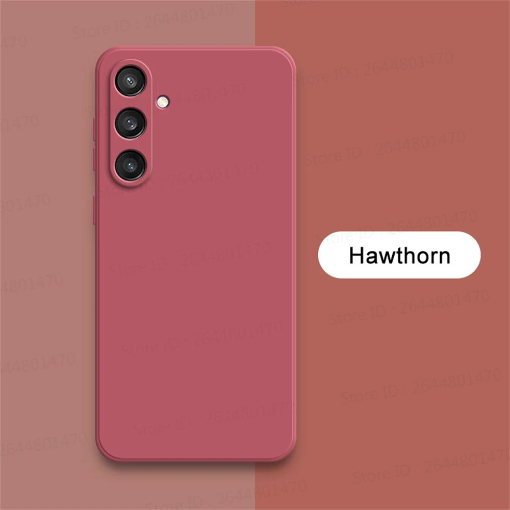 Square Liquid Silicone Shockproof Back Cover
