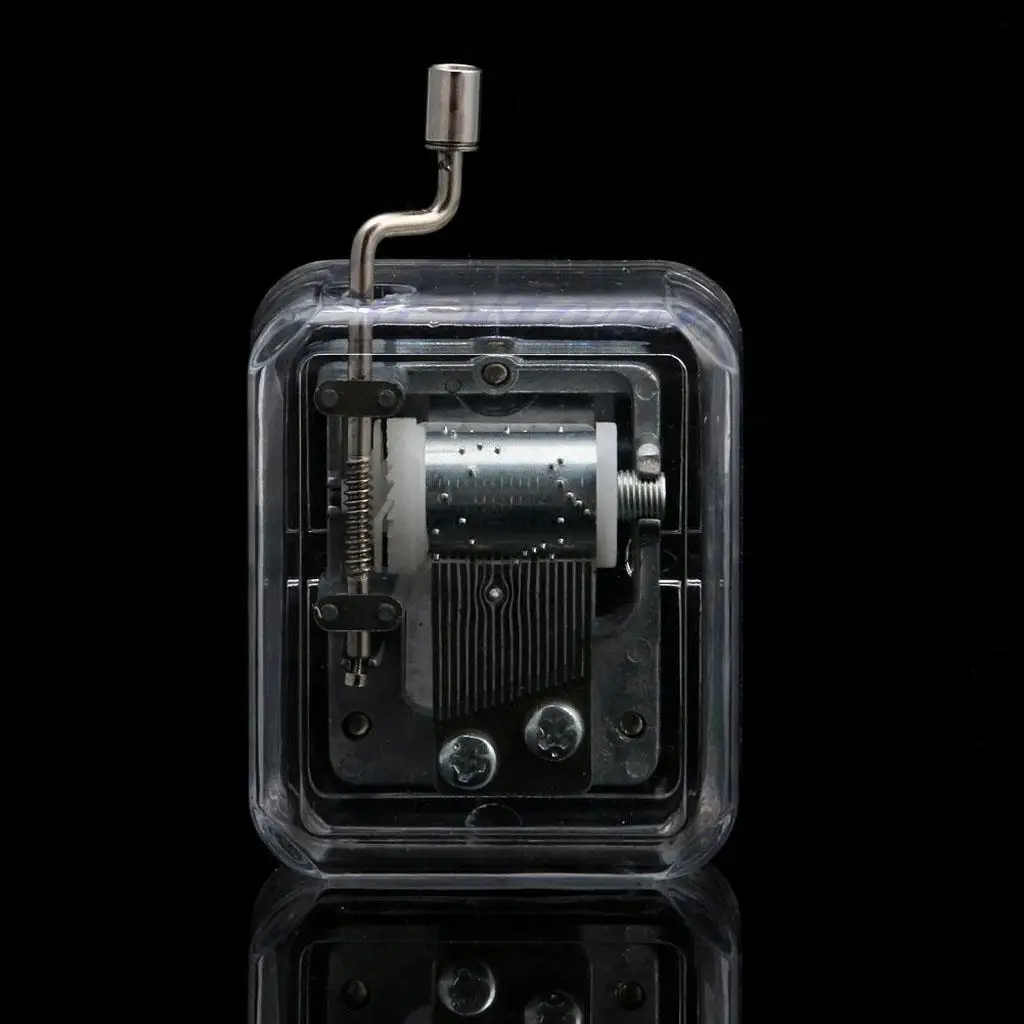 Hand Crank Music Box Movement 3-4pack Play Amazing Grace Silver
