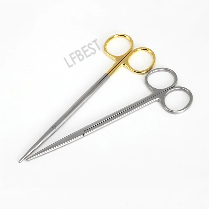 Nasal Instruments Cushion Nose Blunt Scissors Tissue Scissors Department Stainless Steel Cushion Nose Scissors Cosmetic Plastic