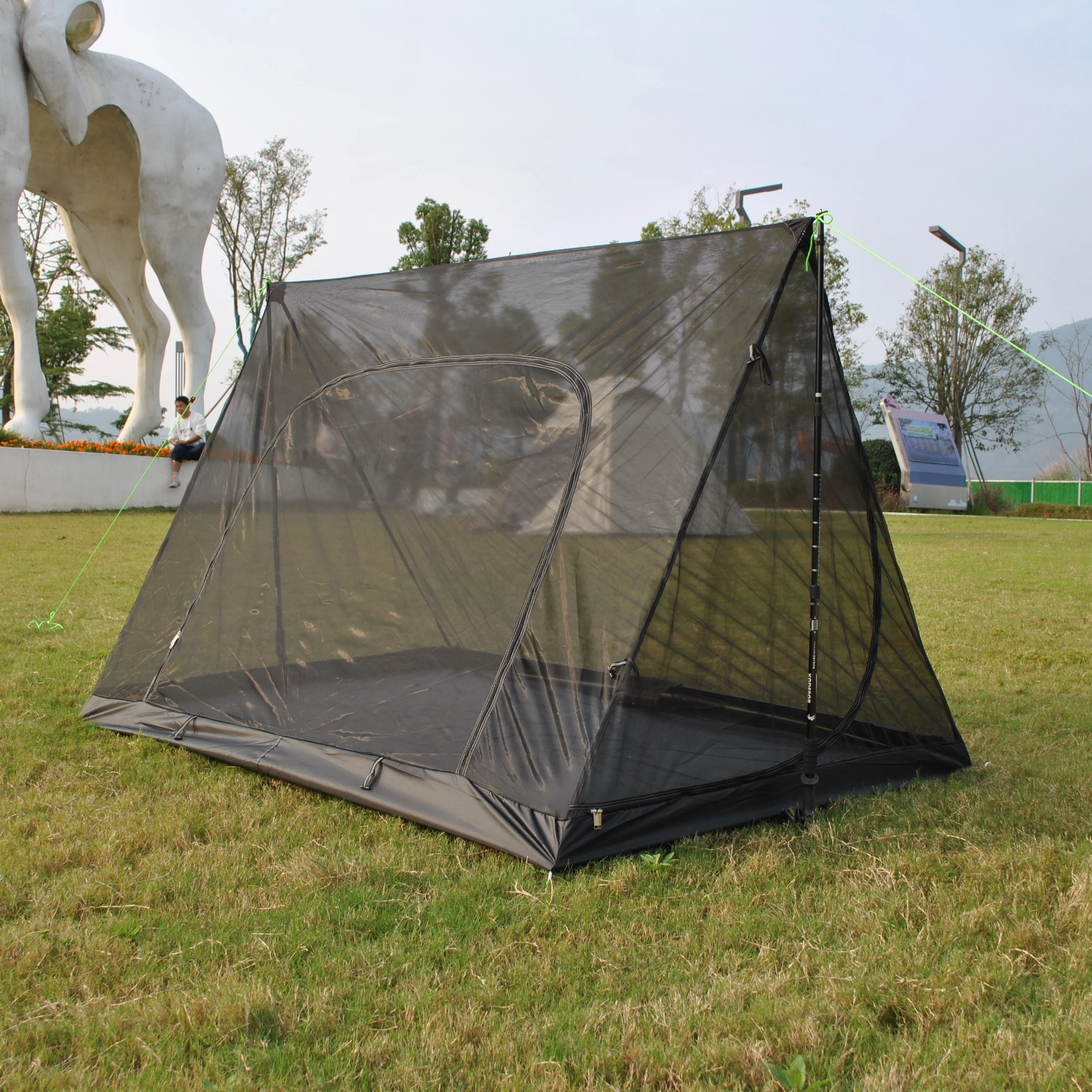 2 Person Mesh Tent, Ultralight Screen House with 3000 Waterproof Bathtub Floor for Camping Hiking Backpacking Traveling Patio