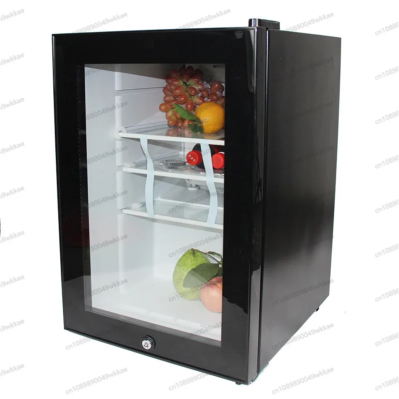 20L 高品質でお手頃価格の小型冷凍ミニ冷蔵庫、ガラスドア付き