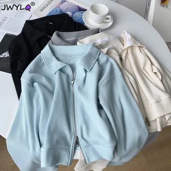 2018 새로운 패션 여성 S-3xl 긴 소매 후드 가을 겨울 재킷 코트 여성 캐주얼 느슨한 재킷