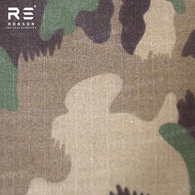 NC5050 Ripstop camouflage TAZ 16 Swiss printed tactical nylon cotton camouflage tactical fabric