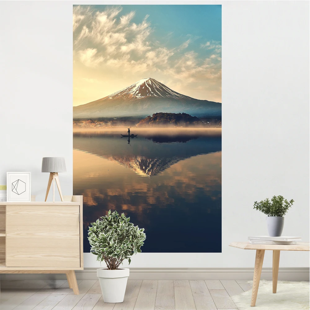 

Natural Landscape Tapestry Mount Fuji Aesthetic Artistic Conception Bedroom Living Room Wall Hanging Decoration