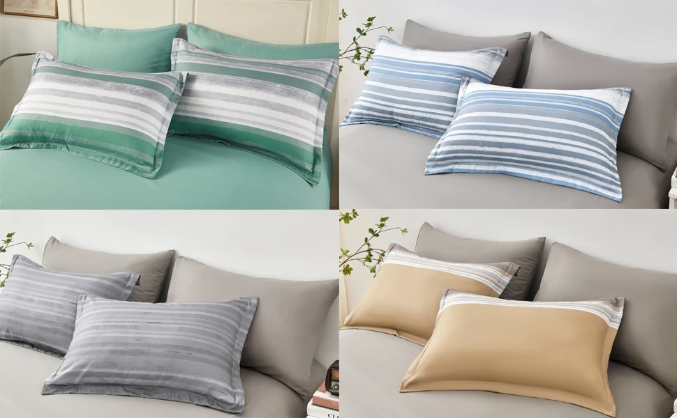 7 piece bed in a bag striped comforter set twin full queen king size