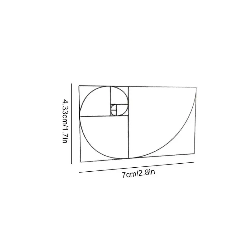 페인팅 아티스트용 골든 비율 캘리퍼스, 뷰파인더 그리드 클리어 골든 섹션 뷰어, 골든 비율 페인팅 도구