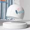 Children Swimming Cap Cute Waterproof High Elastic Ear Protection Swimming Hat for Boys Girls Cartoon Kid Swimming Accessories 3