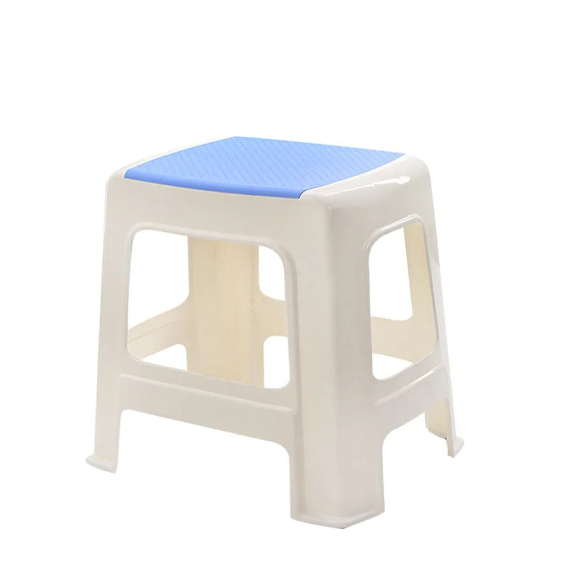 

Plastic Thickened Small Bench Multifunctional Stackable Non-slip And Wear Resistant Sitting-room Stool Household Shoe Bench