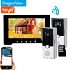 Dragonsview Touch Screen Wifi Wireless Video Intercom Door Phone Doorbell System 1080P Record Motion Detection Rainproof Night 1