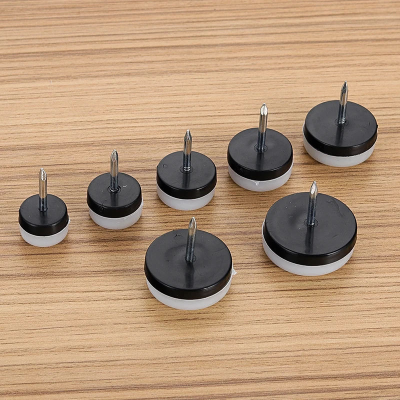 20pcs/50pcs Silent anchor nail nylon moisture-proof anti-skid heightening cabinet table chair stool sofa floor mat