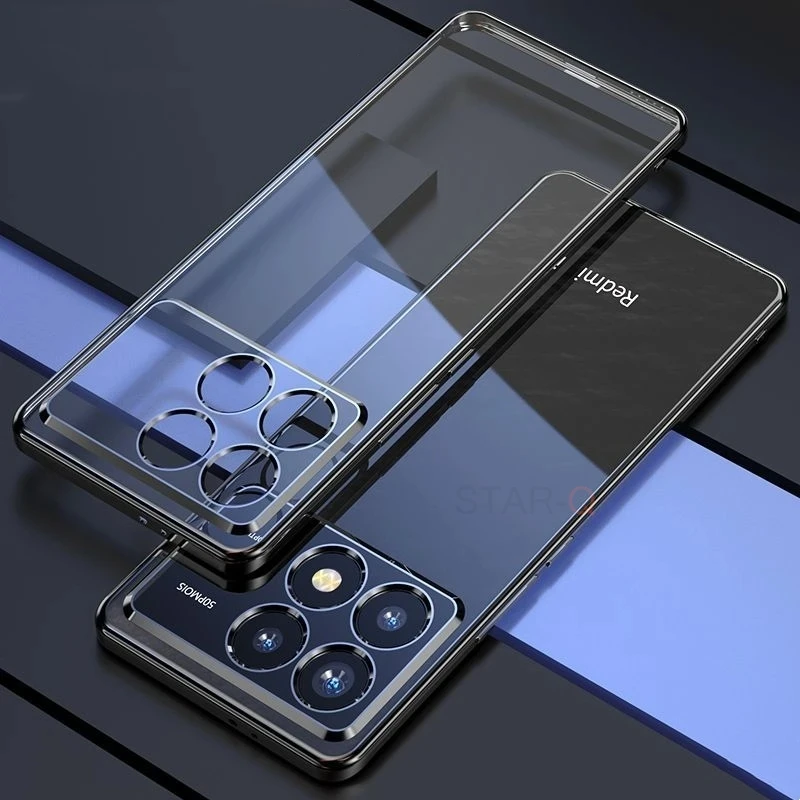 Luxury Plating Clear Silicone Transparent Bumper Back Cover