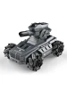 RC Tank Shooting Water Bullets 2.4Ghz Sensing Remote Control Vehicle LED Light Realistic Sounds & Music Spray For Kids Gift 6