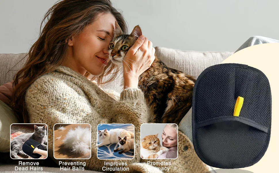 Static Pet Hair Remover Glove