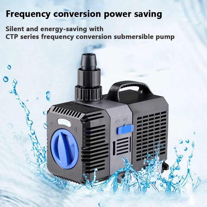 

Aquarium Submersible Pump Fountain Filter Fish Pond Silent Pump Amphibious Water Tank Fountain Frequency Conversion Water Pump