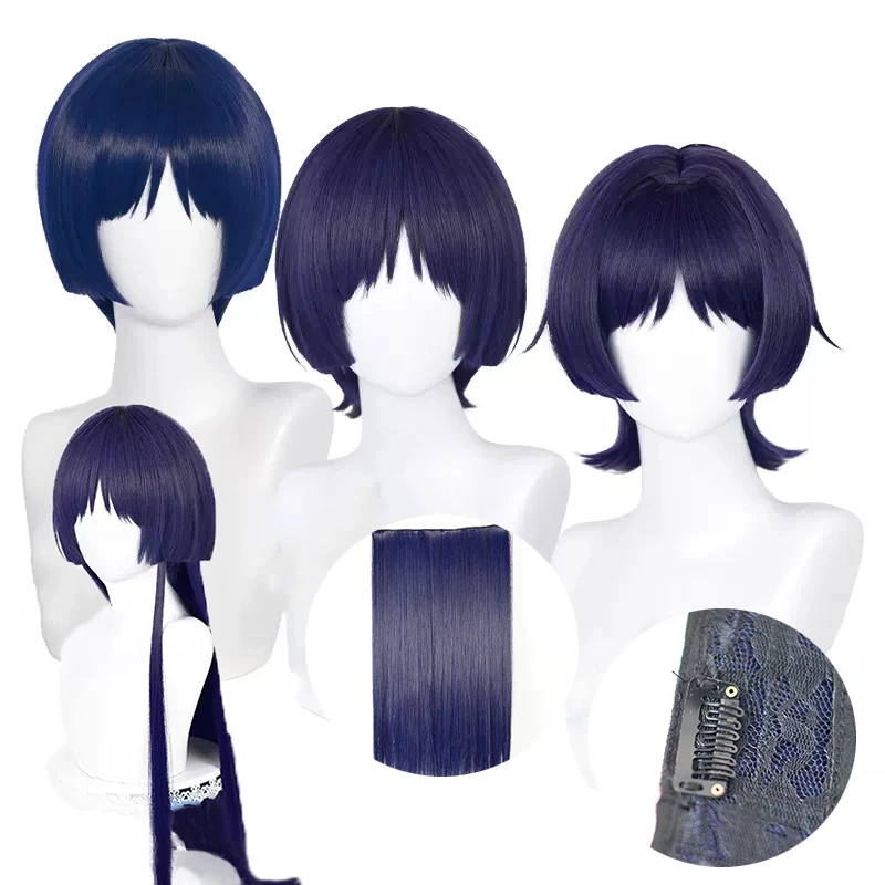 Peluca Cosplay Aether De Genshin Impact | Fibra Resistente Al Calor Y Talla Ajustable