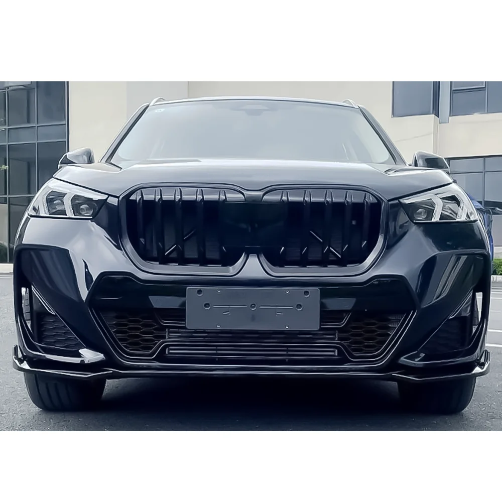 Car Front Bumper Lip Splitter For BMW X1 U11 M Sport 2023+ Side Air Vent  Intake Fog Lamp Frame Spoiler Body Kit Car Accessories - AliExpress