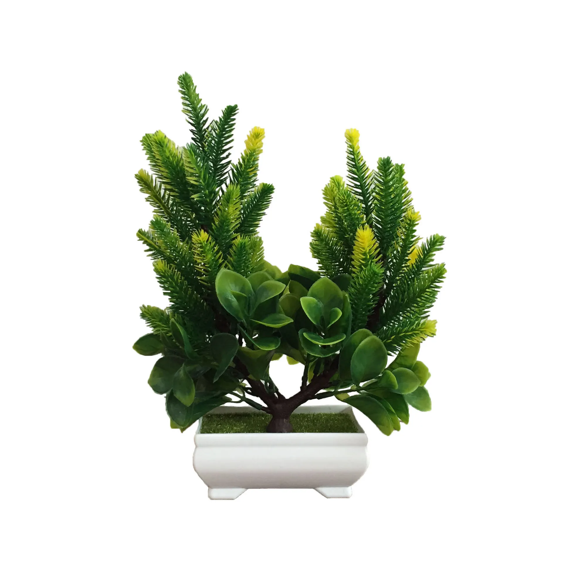 Artificial Plants Bonsai Small Tree Pot Fake Flowers Wedding Ornaments