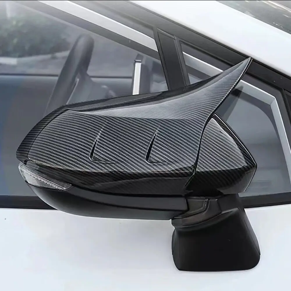 Toyota Corolla 2019-2023 자동차 백미러 사이드 미러 커버 혼 윙 캡 외부 도어 후면보기 케이스 트림 쉘 하우징 추가