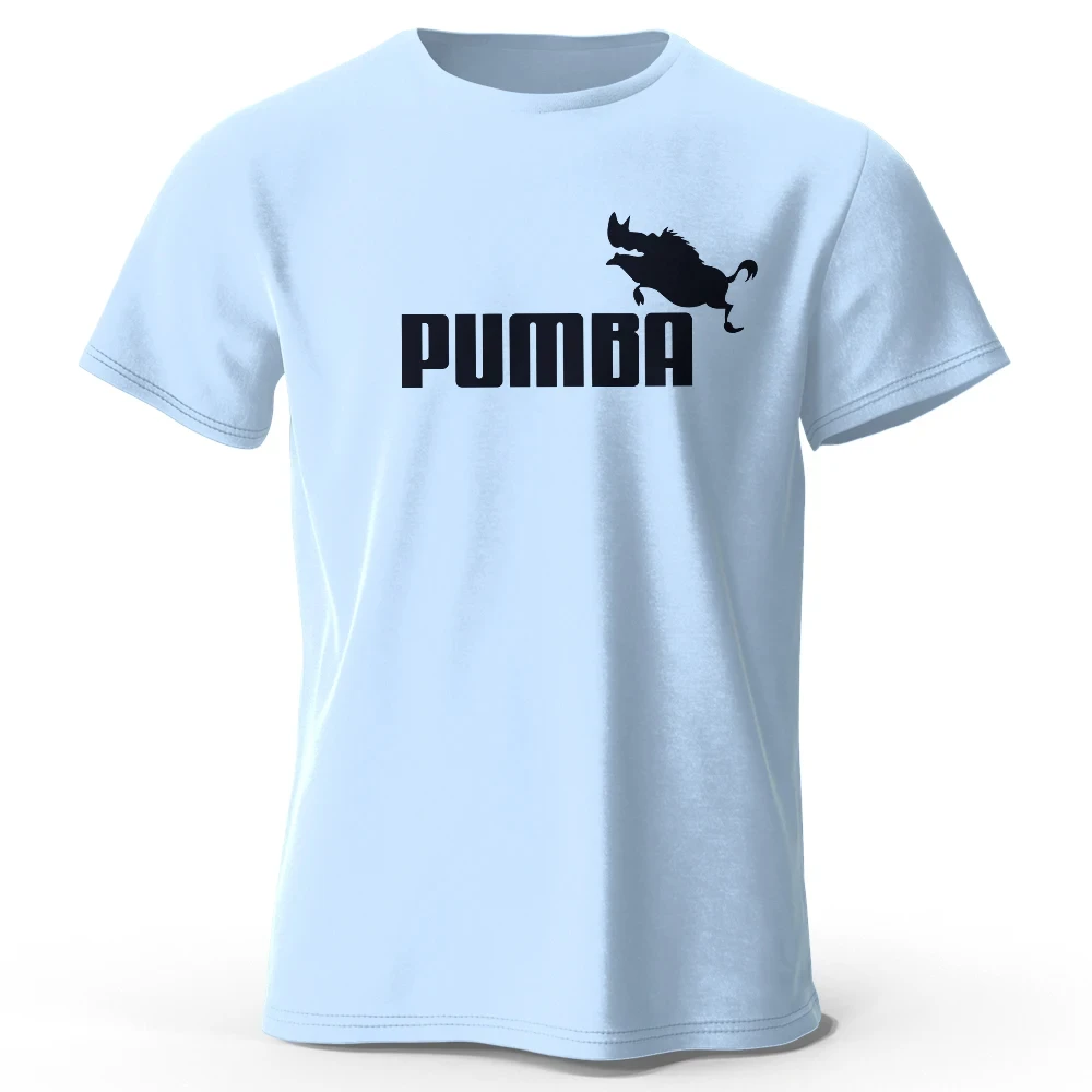 Piada Masculina The Pumba Camiseta Impressa, T-Shirt Gralcica Engrafica Ada Extragrande, Top De Verao, 100% Algodao