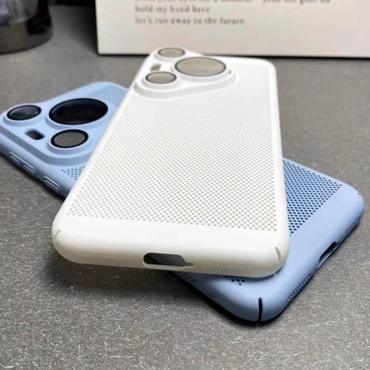 Enhanced Cooling Matte Heat Dissipation Breathable Shockproof Phone Case