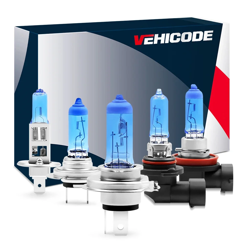 2 Ampoules Halogènes H7 55W 12V – Pour Phares Et Antibrouillards, 4300K Blanc Chaud, Légales Route