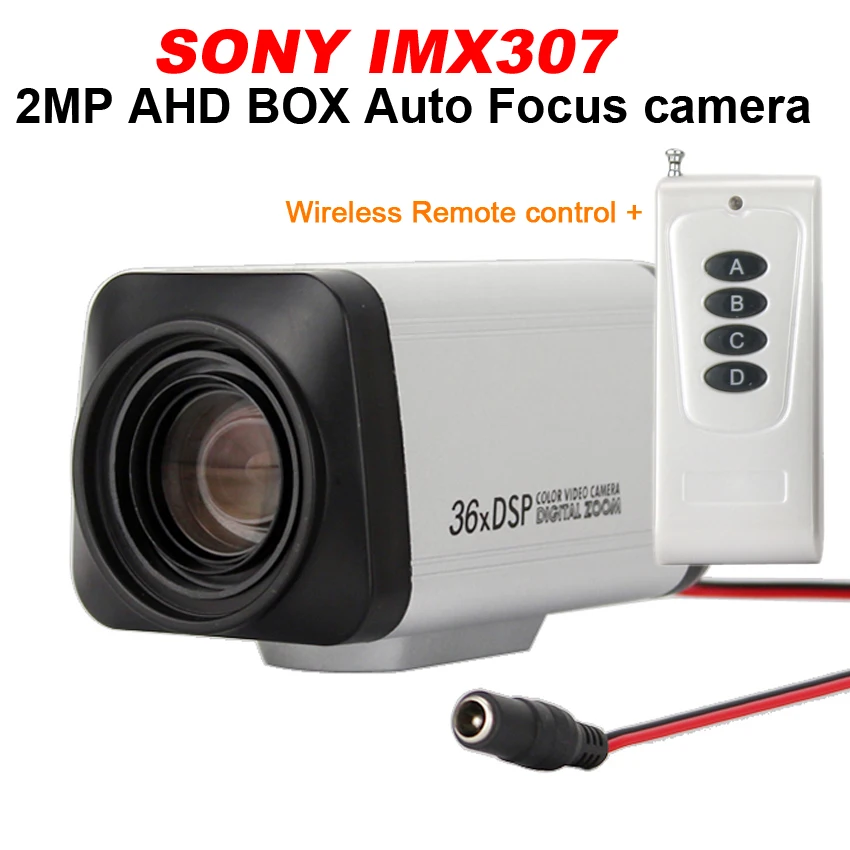 Hd Ahd 2mp Sony Imx307 Chip 36x Optical Zoom Camera 1080p Auto Focus  4.7-94mm Lens Cctv Box Security Camera With Wireless Remote - Ip Camera -  AliExpress
