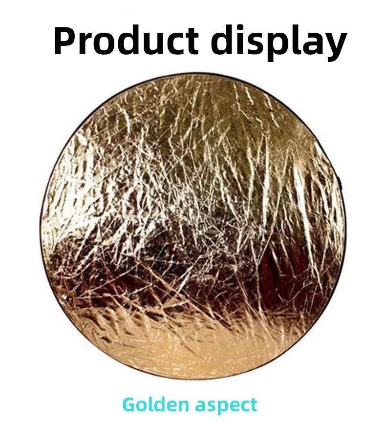 RF01 24" Reflector 5in1 30CM 60CM 80CM 110CM Silver White Gold Portable Collapsible Soft Light Round for Studio 2in1 photography reflector