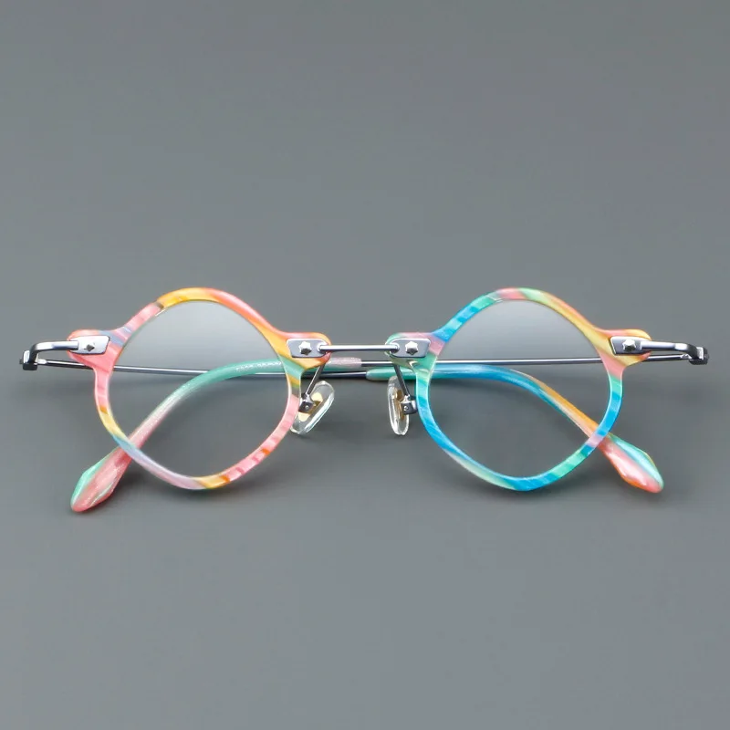 

Acetate Myopia Glasses Men Women Vintage Square Eyeglasses Frame Anti Blue Light Glasses Optical Myopia Prescription Spectacles
