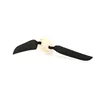 2PCS 4.5x3/5.1x3.1/5.5x3.3 Mini Folding Propeller Spinner Aperture 2mm Foldable Paddle with Prop Cover for RC Glider Fixed-wing 4