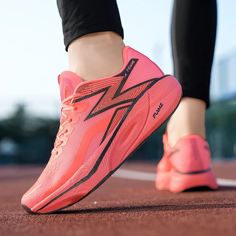 Men Sports Running Shoes Marathon Breathable Lightweight Women's Comfortable Athletic Nonskid Sneakers_vogvips.com